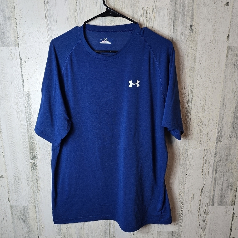 Under Armour Men's Blue Shirt Size Large